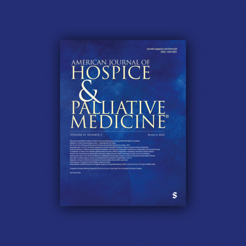 Cover American Journal of Hospice & Palliative Medicine